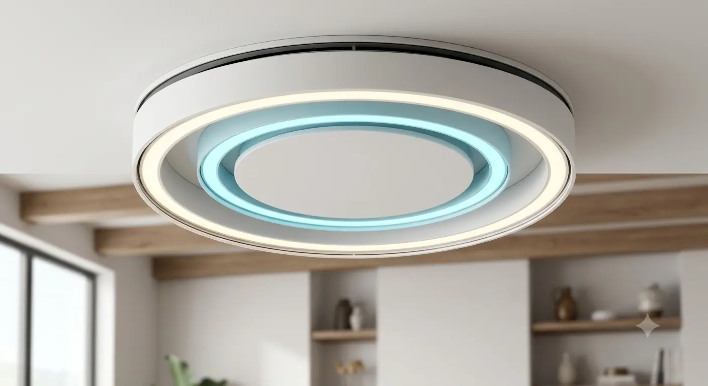 Orbenn dans la pénombre, seul son liseré turquoise veille